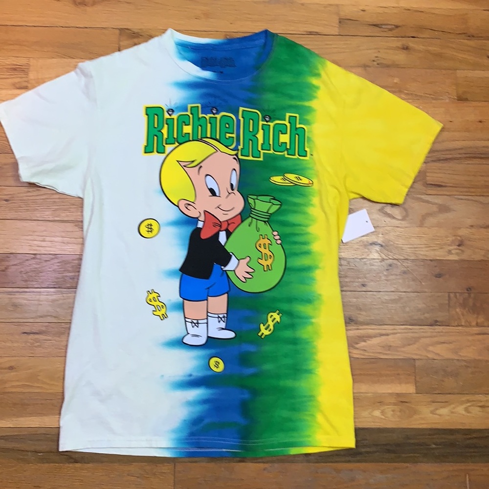 NWT RICHIE RICH TIE DYE TEE SHIRT